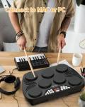 KONIX Portable Electronic Drum Set with LED Lights