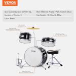 VEVOR Kids 3-Piece Beginner Drum Set
