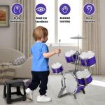 5-Piece Kids Jazz Drum Set - Fun for Toddlers
