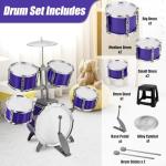 5-Piece Kids Jazz Drum Set - Fun for Toddlers