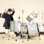Full Size 3/5-Piece Drum Set for Kids & Adults