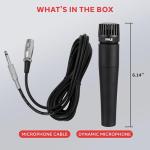 PylePro Dynamic Handheld Microphone with Pop Filter