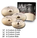 Zildjian A Custom Cymbal Box Set – Complete Set