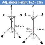Youeon Adjustable Double-Braced Snare Drum Stand