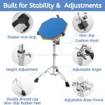 Youeon Adjustable Double-Braced Snare Drum Stand