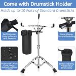 Youeon Adjustable Double-Braced Snare Drum Stand