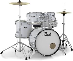 Pearl Roadshow 5-Piece Drum Set in White