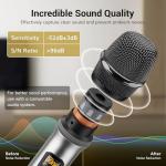 TONOR Wireless Dual UHF Handheld Mic System - TW-820