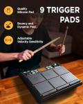 HXW PD705 9-Trigger Portable Percussion Pad