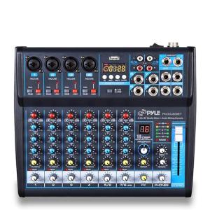 Pyle 8-Channel Bluetooth Audio Mixer Console