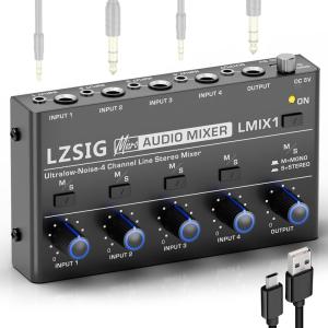 Mini Audio Mixer for Sub-Mixing, 4-Channel with Independent Control