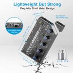 Mini Audio Mixer for Sub-Mixing, 4-Channel with Independent Control