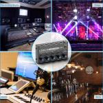Mini Audio Mixer for Sub-Mixing, 4-Channel with Independent Control