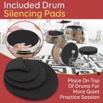 Pyle 3-Piece Kids Beginner Drum Set