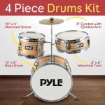 Pyle 3-Piece Kids Beginner Drum Set