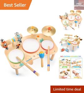 OATHX Kids 11-in-1 Educational Drum Set