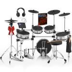 AKLOT Electric Drum Set with Full Mesh Pads