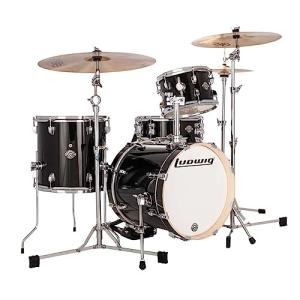 Ludwig Breakbeats Questlove 4-piece Drum Kit - Black Sparkle