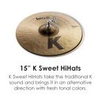 Zildjian K Sweet Cymbal Set - Multiple Sizes
