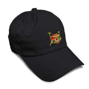 Embroidered Drum Set Baseball Cap for Music Lovers
