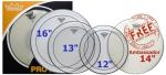 Propack: 12", 13", 16" Clear & 22" P3 Drums