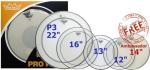 Propack: 12", 13", 16" Clear & 22" P3 Drums
