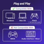 TONOR Gaming USB Microphone Set with RGB Lighting