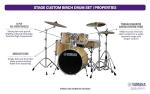 Yamaha 5-Piece Shell Pack with 20" Kick Drum