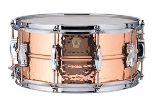 Ludwig 6.5x14" Hammered Copper Snare Drum