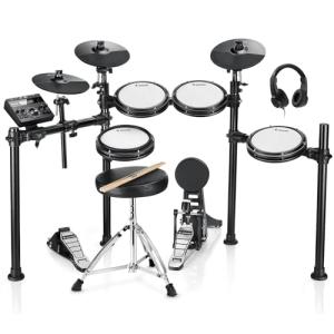 Donner DED-200 Electric Drum Set with Mesh Pads