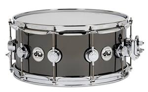 DW Collector's Black Nickel Brass Snare Drum 6.5x14