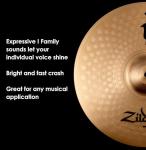 Zildjian 16-inch Crash Cymbal in I Series