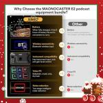 MAONO MaonoCaster 10-Channel Podcast Mixer & Interface