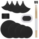 12-Piece Foam Drum Mute Pads Set