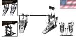 Double Bass Drum Pedal Set with Beaters and Key