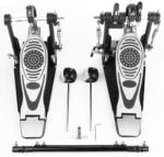 Double Bass Drum Pedal Set with Beaters and Key