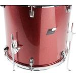 Ludwig Backbeat Complete 5-Piece Drum Set w/Hardware, Cymbals Wine Red Sparkle