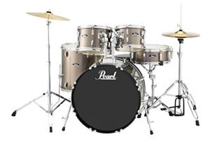 Pearl 5-Piece Bronze Metallic Drum Set