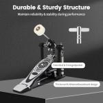 Bass Drum Pedal with Double Chain - Drum Accessory