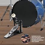 Bass Drum Pedal with Double Chain - Drum Accessory