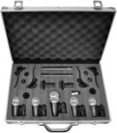 Pyle 7-Piece Dynamic Microphone Set for Drums - Black