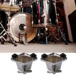 Lovermusic Silver Floor Tom Leg Bracket Set