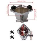 Lovermusic Silver Floor Tom Leg Bracket Set