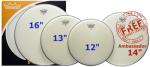Remo Ambassador Coated Tom Pack - 12 to 16 Inches