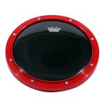 Remo 8" Red Tunable Practice Pad with Ebony Head