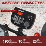 MOSEN Electric Drum Set with Mesh Pads and Sounds