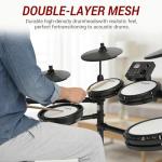 MOSEN Electric Drum Set with Mesh Pads and Sounds