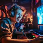 TONOR USB Gaming Mic with RGB Modes & Mute