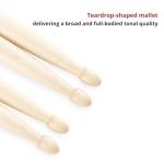 American Hard Maple Drumsticks with Anti-Slip Grip