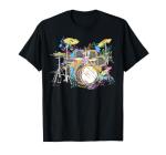 Abstract Art Drums T-Shirt for Musicians